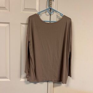 Piko 1988 Classic Taupe Long Sleeve Top, size M